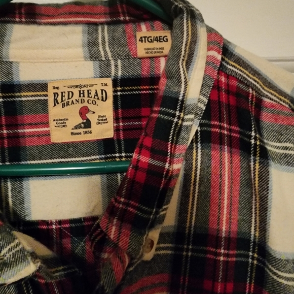 Men's Flannel Christmas Shirt - Picture 1 of 4